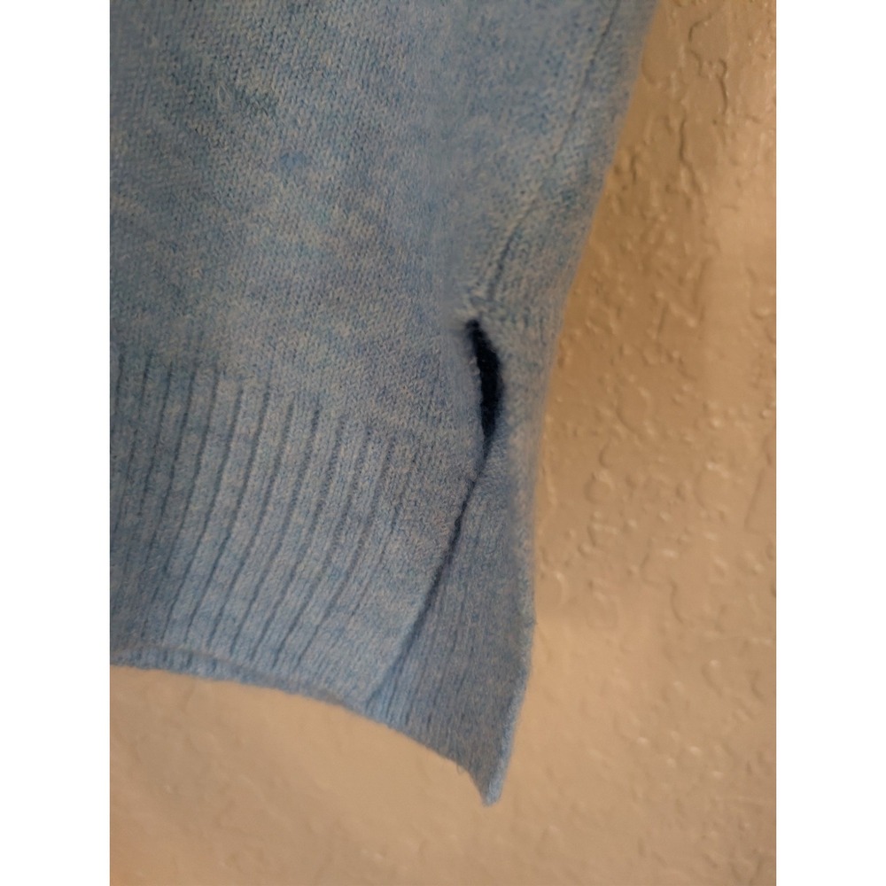 New Vince Camuto Women's Plus V Neck Sweater Long Sleeve Pullover Lt Blue 2x 3X - Picture 2 of 8